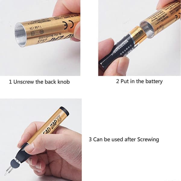 Max Wax Carving Pen Formning/Trådbränningsverktyg Trådzapper - Perfekt