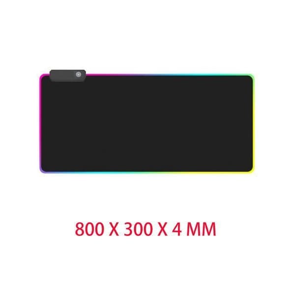 RGB LED Gaming Musematte - Modell - Ultra-glatt overflate - Sklisikker base