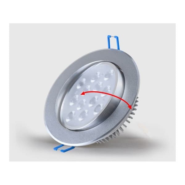 Integreret hvid LED-spotlight, justerbar vinkel loftprojektorpanel, 3W downlight hul
