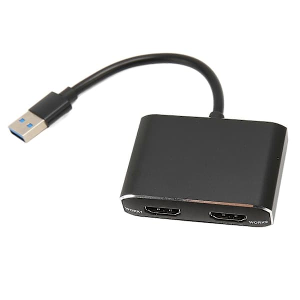 USB 3.0 til dobbelt HDMI-adapter til 2 skærme med 1080P udvidet skærm