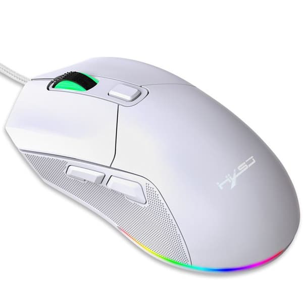 Trådløs/kablet gamingmus med tre tilstande, Bluetooth 5.4, 6 knapper, 6400 DPI, PC/bærbar
