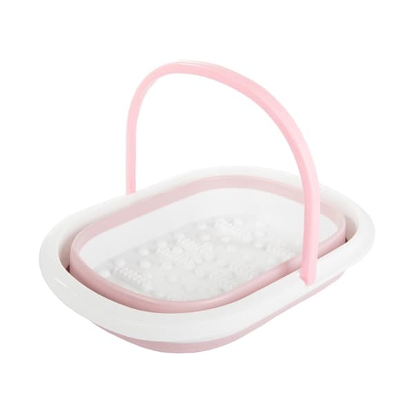 Sammenleggbart Fotbad - Balje Pink Rosa