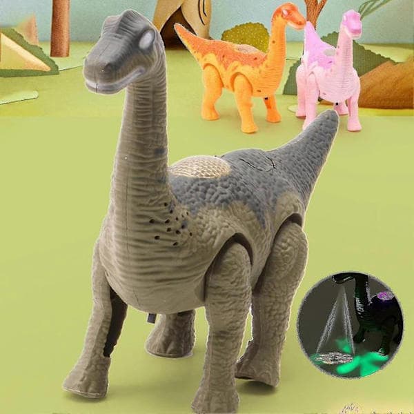 Simuloitu kävelevä muniva interaktiivinen dinosaurusmallilelu valolla, sähköinen dinosauruslelu, valaiseva projektio Pink