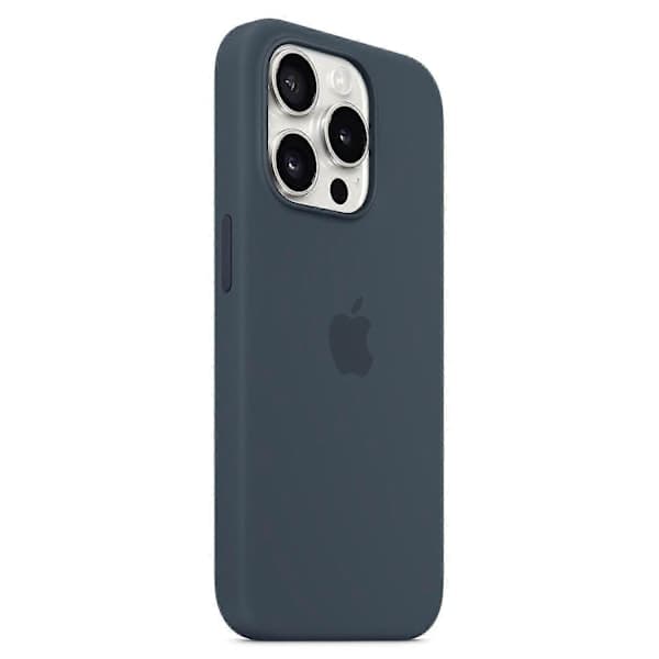 Silikonskal för iPhone 15 Pro, MagSafe-kompatibelt Green