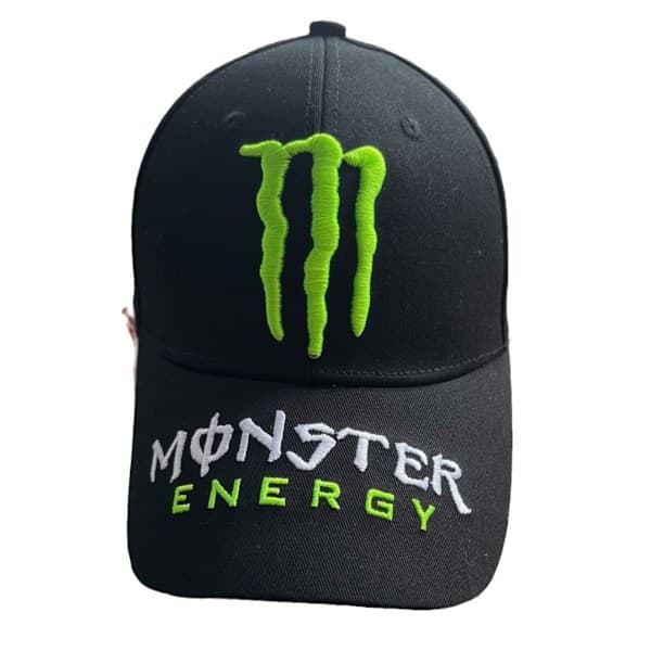 MONSTER ENERGY Monster Energy Broderte Caps Style 1 Black
