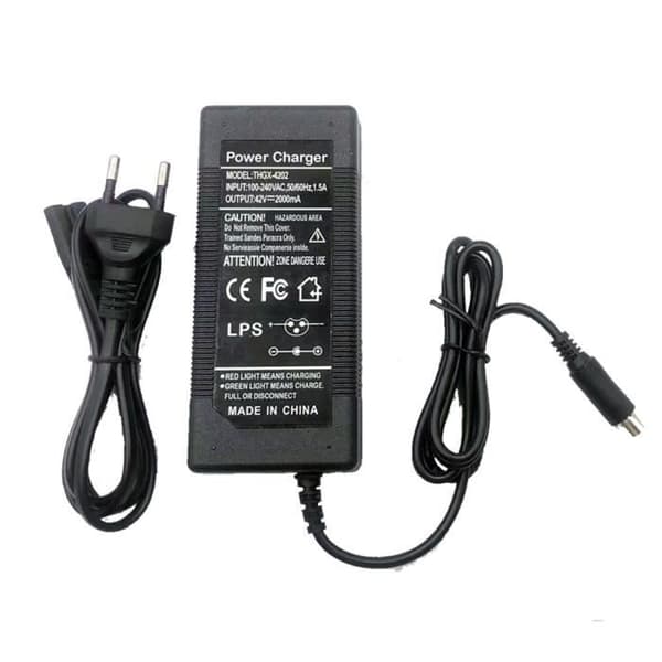Universallader - Xiaomi - M365 - 42V - 2A - Europeisk Plugg
