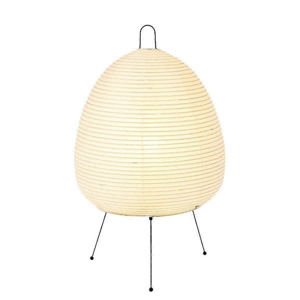 Japansk Ris Papper Lykta LED Bordslampa Vardagsrum Sovrum Sängbord Studierum Hotell Bostad Stativ