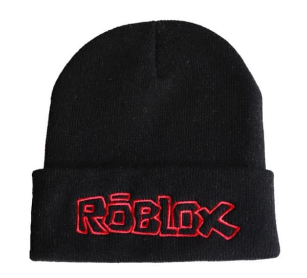 Roblox Hue Bobble Hat, Hat til Børn Sort Sort