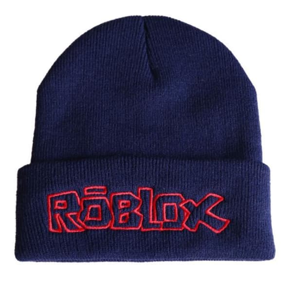 Roblox Hue Bobble Hat, Hat til Børn Sort Sort