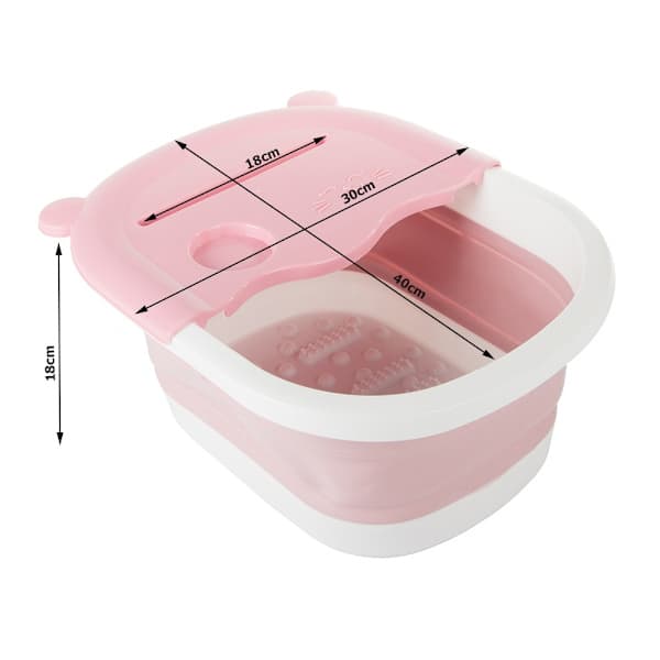 Sammenklappeligt Fodbad - Balje Pink Rosa