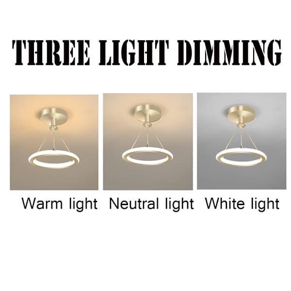 Moderne Pendellampe Guld Bar Lampe LED Loftslamper