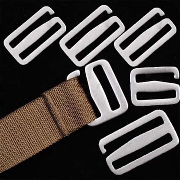 1 stk. Metal Step Lock Slider Justeringsspænder 25MM 25mm