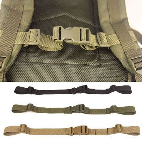Justerbar brystrem til ryggsekk Army Green