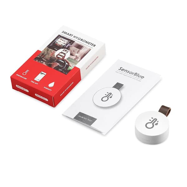 Bluetooth termometer og hygrometer med datalagring / Trådløst termometer og hygrometer med app og datavisning 3-st