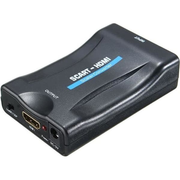 HDMI-muunnin - SCART-HDMI - 1080P HD - Videoääni - Kompakti sovitin