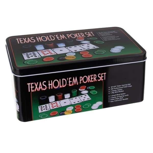 Pokersæt / Texas Pokersæt - 200 Markører—pa