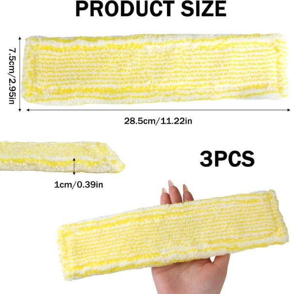Ångtvättstillbehör för Karcher WV2 WV5 3-pack