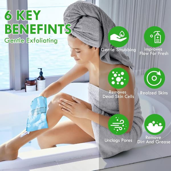 Exfolieringshandskar 5-pack, för kvinnor och män