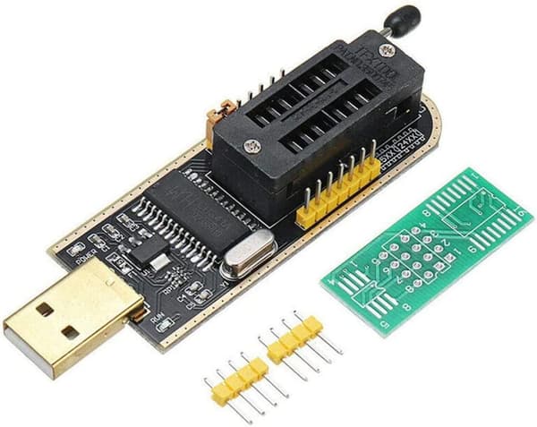 SOP8 SOIC8 testklämma för EEPROM 25CXX / 24CXX + CH341A 24 25-serien EEPROM Flash BIOS USB-programmerare