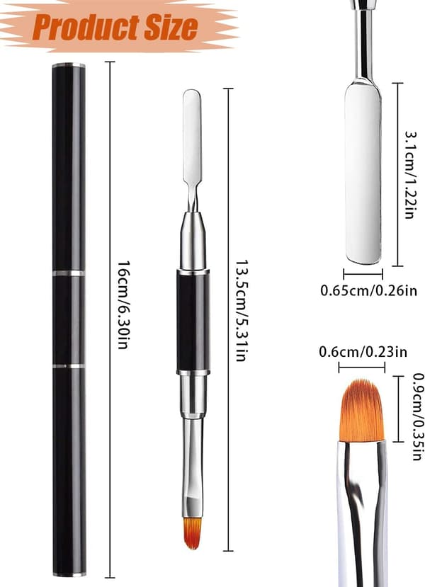 Kalolary Dual-Ended Poly UV Gel-pensel & spatel