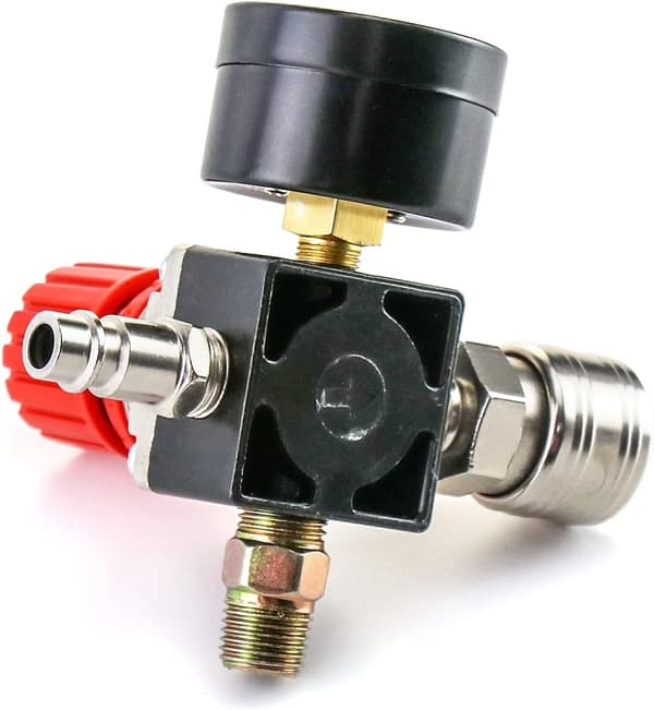 Luftkompressor tryckregulator, 1/4\" reglerventil med 175PSI tryckventil för luftkompressor, tryckluftsverktyg, 240V