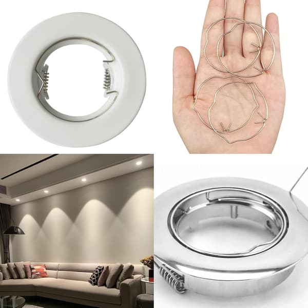 Fjäderringshållare ClaspClips φ50mm diameter glödlampshållarklämma