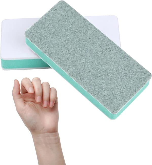 2-pack nagelbuffertblock dubbelsidiga nagelfilar och poleringsblock