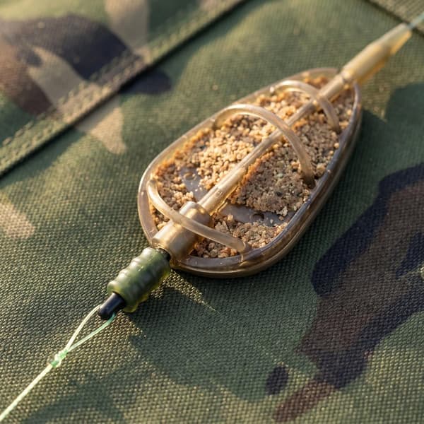 20 st Method Feeder-riggar karpfiske tillbehör fiskeutrustning