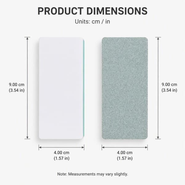 2-pack nagelbuffertblock dubbelsidiga nagelfilar och poleringsblock