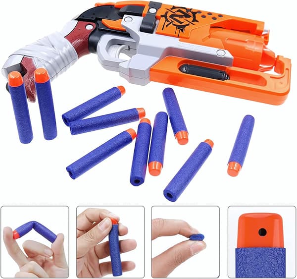 150 stycken pilar för Nerf