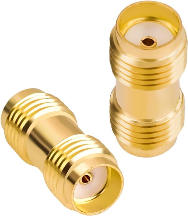 Adapterkit 6 st hane/hona koaxialförlängningskontakt