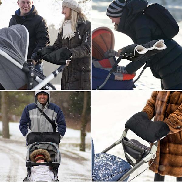 Barnvagnshandvärmare, Barnvagnshandskar Handmuff, Andningsbar, Vattentät, Vindtät
