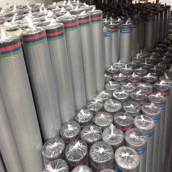 Multifunktionell vattentät presenning av polyeten, 1,5 x 5 m, silver, 1-pack