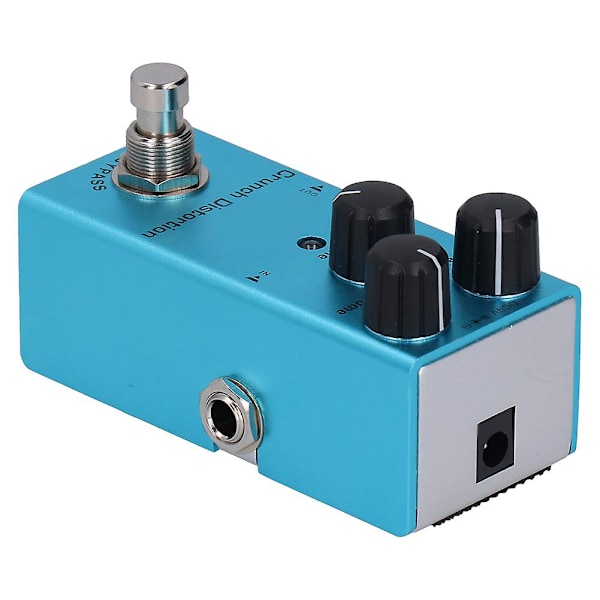 Elektrisk gitarr effektpedal Crunch Distortion Mini True Bypass Aluminiumlegering DC 9V JDF?3