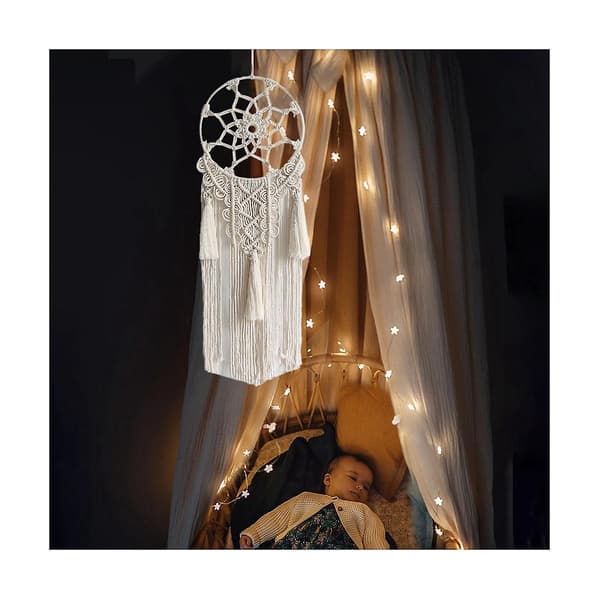 Drömfångare för sovrum, vuxna, boho väggdekor, drömfångare, macramé väggdekoration, heminredning