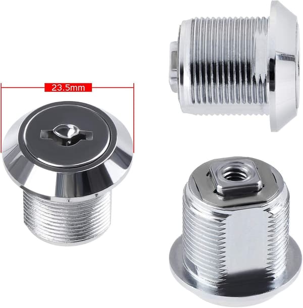 3 st Acsergery present 16 mm kamlås, säkerhetsskåpslås för brevlådedörr