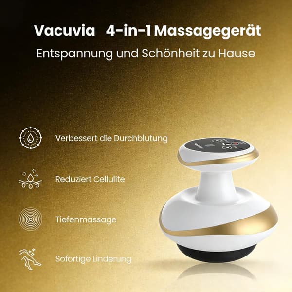 4-i-1 Anti-Cellulit Massager: Gua Sha, Elektrisk Koppning, Meridianrengöring och Värmeterapi Massage