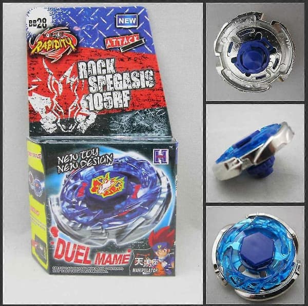 Metal Fusion Beyblade BB28 4D System Sæt Inklusive Launcher og Grip