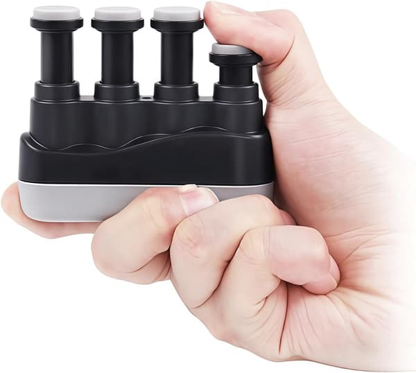 Fingerstyrker, Håndgrebstræner til klaver, guitar, bas, ukulele-spillere, plastmateriale, let og bærbar