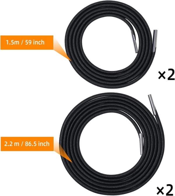 4x elastiska rep för solstol 4st elastiska rep - uppgraderad förlängd version