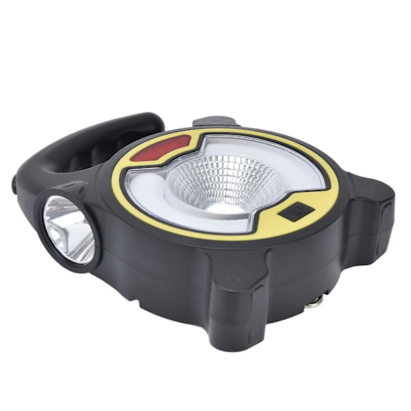 Handhållen solcells-LED-nödljuscampinglampa för utomhusbruk, 250 lm, 1500 mAh, 4 lägen, IP55 vattentät