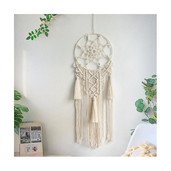 Drömfångare för sovrum, vuxna, boho väggdekor, drömfångare, macramé väggdekoration, heminredning