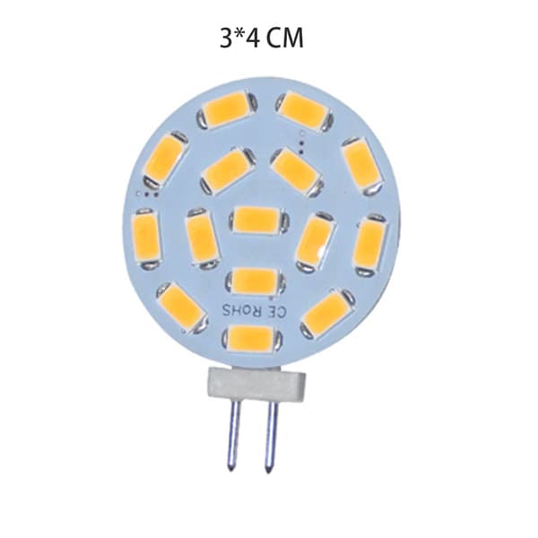 10x G4 LED-lampa Ej Dimbar Varmvit 2700K DC 12V Ersättning