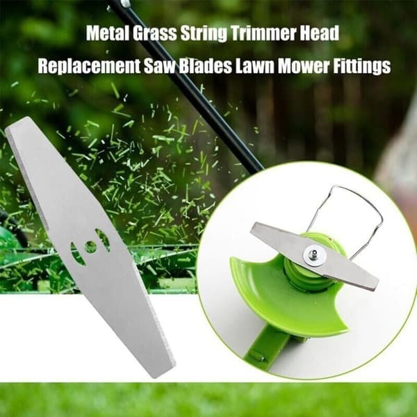Reservedeler for trimmere, 24V trådløs trimmer med batterimetallblader, elektrisk gresstrimmertilbehør, for trådløs trimmer
