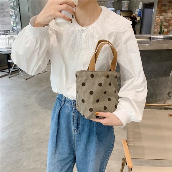 Pieni kangaskassi lounaskassi BEIGE Beige