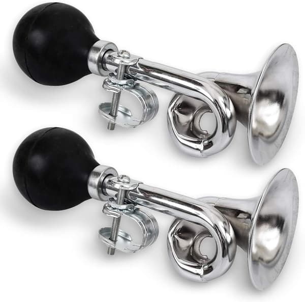 Cykelhorn, cykelklocka, universell, passar till 22,2 mm styre, 2-pack