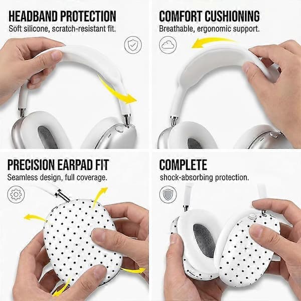 Silikonskyddsset för AirPods Max 2 - Full täckning
