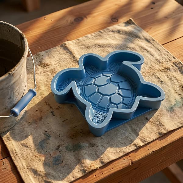 Betonforme og cementforme til beton, silikone havskildpaddeform