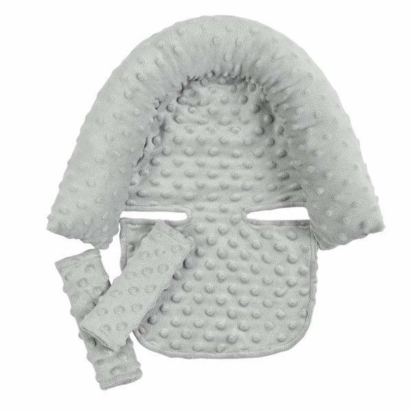 Supermjukt Bubble Fleece Baby Nackstöd Grå
