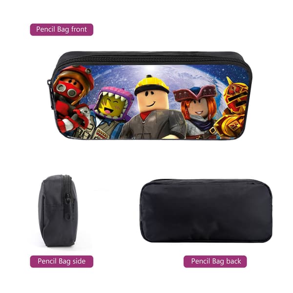 3 st Roblox Ryggsäck Skolväska Resväskor F